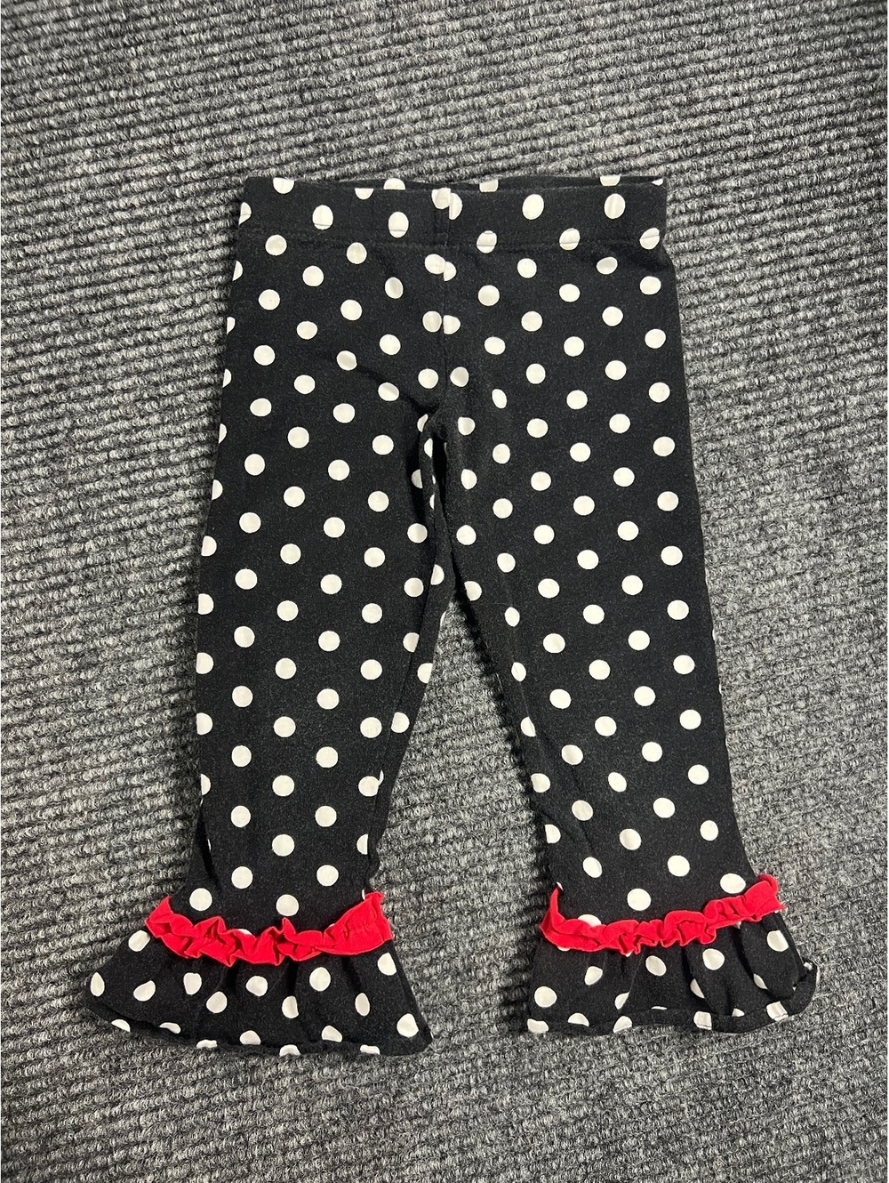 Counting Daisies Toddler Girls 2T Red Holiday Reindeer Tutu Dress w/ flare pants - Picture 2 of 11